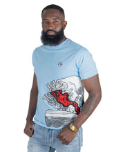 Load image into Gallery viewer, M396 Verona Lion Tee - Blue