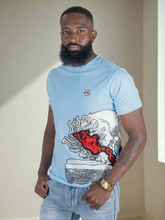 Load image into Gallery viewer, M396 Verona Lion Tee - Blue