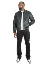 Load image into Gallery viewer, Jacket| M4208 Lorenzo Vegan Leather Jacket- Black