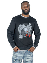 Load image into Gallery viewer, M4344 Berteli Crewneck Sweatshirt - Black