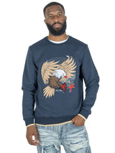 Load image into Gallery viewer, M4344 Berteli Crewneck Sweatshirt - Navy