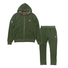 Load image into Gallery viewer, M4356 Berteli Jacquard Hoody Set - Olive