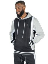 Load image into Gallery viewer, M4490 Beanchi Jacquard Hoody Set - Black