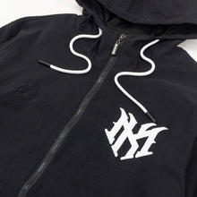 Load image into Gallery viewer, Nylon Hoodie | M4634 Adorni Zip Up- Black