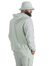 Load image into Gallery viewer, Nylon Hoodie | M4634 Adorni Zip Up- Gray