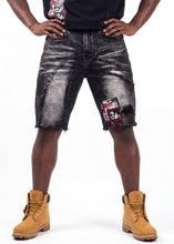 Load image into Gallery viewer, M671 Dolore Pain Denim Shorts - Black Wash (NOT SOLD SEPARATELY - Add M471 to your Cart)