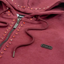 Load image into Gallery viewer, Set | M5455 Lorenzino Zip-Up Hoodie Set - Burgundy