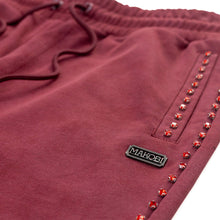 Load image into Gallery viewer, Set | M5455 Lorenzino Zip-Up Hoodie Set - Burgundy