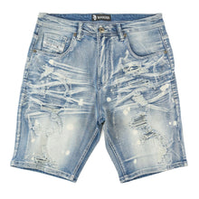 Load image into Gallery viewer, M607 Amato Denim Shorts - Light Wash