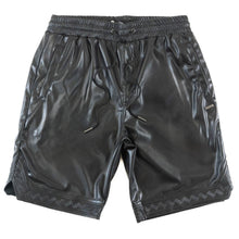 Load image into Gallery viewer, M629 Belluci Vegan Leather Shorts - Black