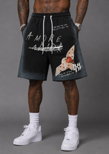 Load image into Gallery viewer, Amore Shorts - Black (NOT SOLD SEPARATELY - Add Amore Shirt to your Cart)