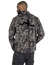 Load image into Gallery viewer, M837 Berteli Acid Plaid Shirt - Black