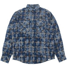 Load image into Gallery viewer, M837 Berteli Acid Plaid Shirt - Navy