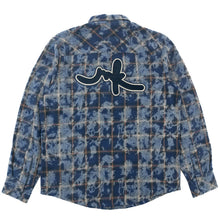 Load image into Gallery viewer, M837 Berteli Acid Plaid Shirt - Navy