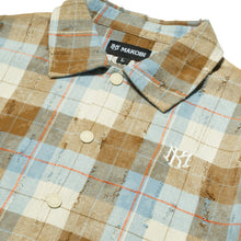Load image into Gallery viewer, M838 Tesoro Plaid Shirt - Khaki