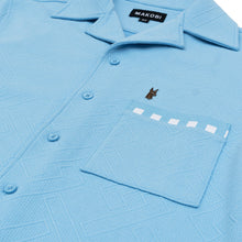 Load image into Gallery viewer, M863 Bianchi Jacquard Button Down - Blue
