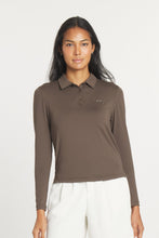 Load image into Gallery viewer, Women's Catalyst Polo L/S | Point Collar | Woods