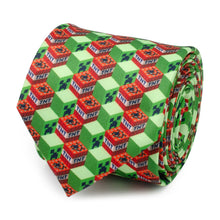 Load image into Gallery viewer, Minecraft Creeper TNT Isometric Green Men's Tie