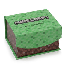 Load image into Gallery viewer, Minecraft Creeper Gunmetal Cufflinks