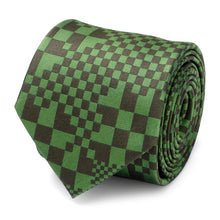 Load image into Gallery viewer, Minecraft Pixelated Creeper Green Men's Tie