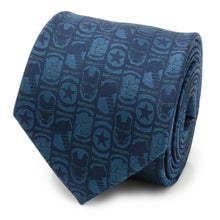 Load image into Gallery viewer, Marvel Avengers Men's Blue Tie