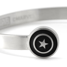 Load image into Gallery viewer, Marvel Captain America Stainless Steel Cuff Bracelet