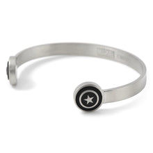 Load image into Gallery viewer, Marvel Captain America Stainless Steel Cuff Bracelet