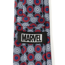 Load image into Gallery viewer, Marvel Captain America Gray Dot Men's Tie