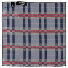 Load image into Gallery viewer, Marvel Captain America Gray Plaid Pocket Square