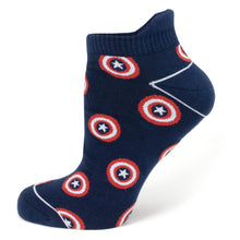 Load image into Gallery viewer, Marvel Captain America Navy Ankle Sock Gift Set