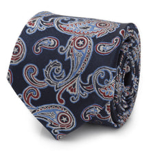 Load image into Gallery viewer, Marvel Captain America Paisley Men's Tie