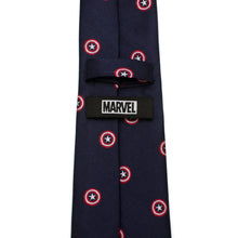 Load image into Gallery viewer, Marvel Captain America Navy Tie