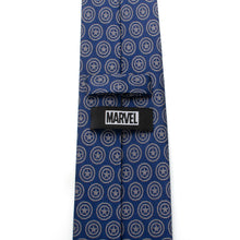 Load image into Gallery viewer, Marvel Captain America Shield Blue Men's Tie
