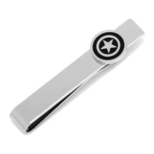 Load image into Gallery viewer, Marvel Captain America Silver Tie Bar