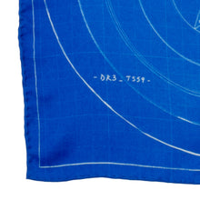 Load image into Gallery viewer, Marvel Captain America Shield Blueprint Pocket Square