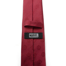 Load image into Gallery viewer, Marvel Deadpool Maroon Men's Tie