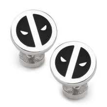 Load image into Gallery viewer, Marvel Deadpool Silver Mask Cufflinks