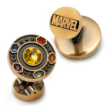 Load image into Gallery viewer, Marvel Avengers Infinity Stones Cufflinks and Lapel Pin Gift Set