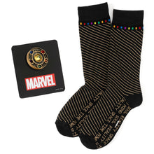 Load image into Gallery viewer, Marvel Avengers Infinity Stone Stripe Black Gift Set