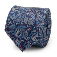 Load image into Gallery viewer, Marvel Avengers Blue Multi Paisley Men's Tie