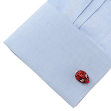 Load image into Gallery viewer, Marvel Spider-Man 3D Crystal Cufflinks