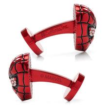 Load image into Gallery viewer, Marvel Spider-Man 3D Crystal Cufflinks