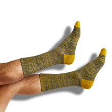 Load image into Gallery viewer, Navy Gold Casual Socks 4 Pack