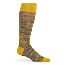 Load image into Gallery viewer, Navy / Gold Marl Dress Socks
