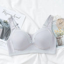 Load image into Gallery viewer, Large Size Cotton Nursing Bra with Front Buckle - # NURSGEA11210109