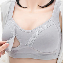 Load image into Gallery viewer, Large Size Cotton Nursing Bra with Front Buckle - # NURSGEA11210109