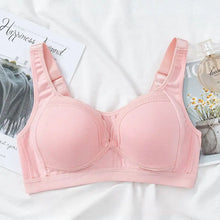 Load image into Gallery viewer, Large Size Cotton Nursing Bra with Front Buckle - # NURSGEA11210109