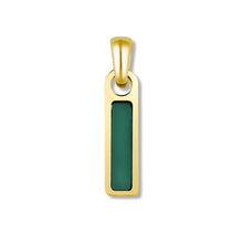 Load image into Gallery viewer, Birthstone Tag Pendant - 14K Gold