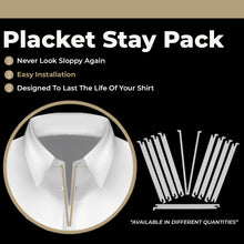 Load image into Gallery viewer, Million Dollar Collar | Placket Stays