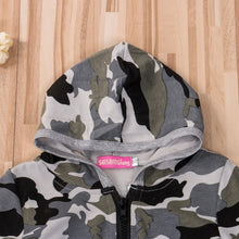 Load image into Gallery viewer, Boys Zipper Romper Jumpsuit Playsuit Hooded - # BOAA111010005